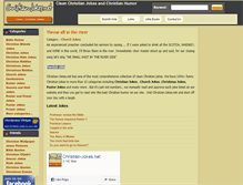 Tablet Screenshot of christian-jokes.net